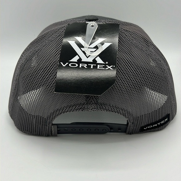 VORTEX GRAY MESH TRUCKER BALL CAP HAT BRAND NEW WITH TAGS OSFM - Picture 4 of 7